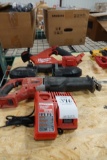 MILWAUKEE BAND SAW, SAWZALL & CHARGER X1