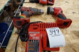 MILWAUKEE DRILL, LIGHT & CHARGER X1