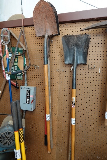 Round Point Shovels (X3)