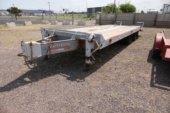2000 Interstate 19' Equipment/Flatbed Trailer