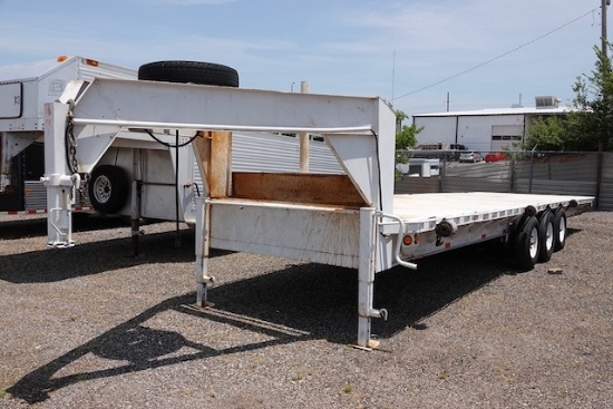 30' Custom Homemade Flatbed Trailer