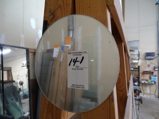 STANDING DOUBLE SIDED WOOD GLASS RACK