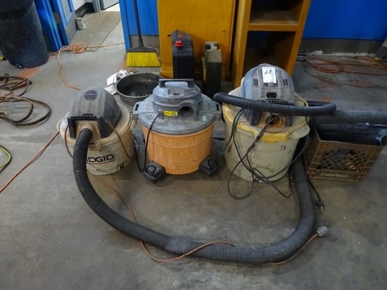 (3) SHOP VAC AND ACCESSORIES