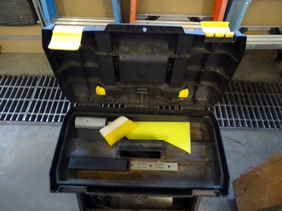 STANLEY ROLLING TOOLBOX W/ WINDOW TINT TOOLS