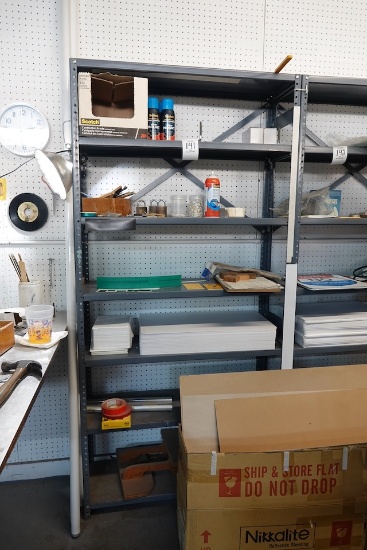 METAL SHELF (NO CONTENTS)