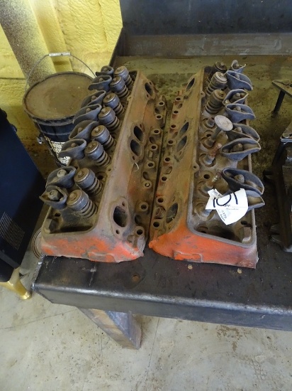 CHEVROLET VINTAGE DOUBLE HUMP HEADS 283/327