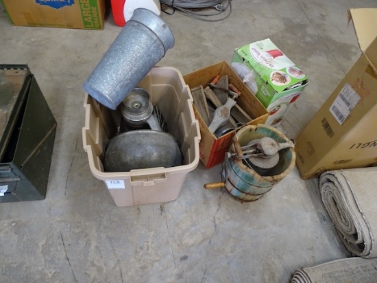 VINTAGE CREAM SEPARATOR & ICE CREAM FREEZERS X1