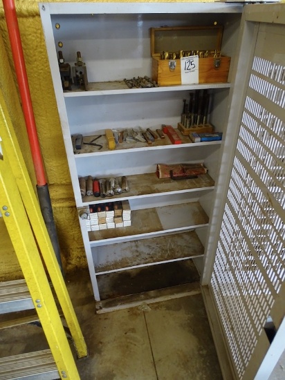 CONTENTS OF CABINET-DRILL BITS & LATHE ACCESSORIES