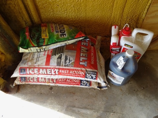 Ice Melt & Chemical On Floor