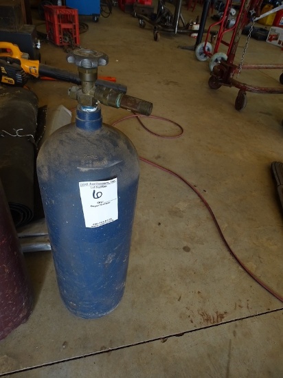 Small Compressed Gas Bottle W/Contents