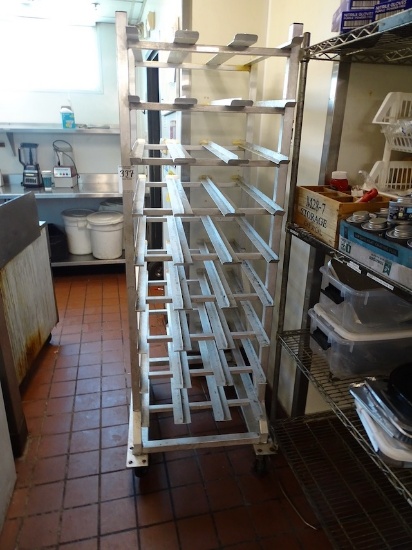 ROLLING GALLON CAN RACK