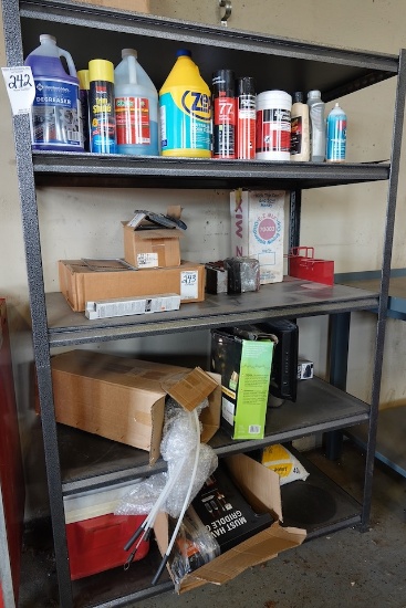 METAL SHELF (NO CONTENTS)