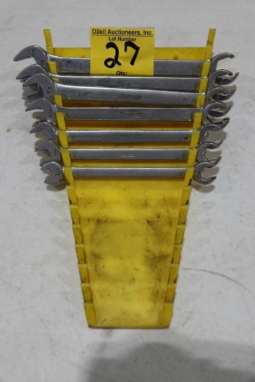 SNAP-ON OPEN END/FLARE WRENCHES 3/8”-3/4”