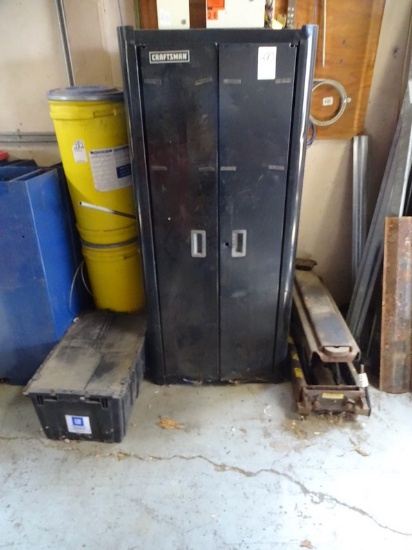 2-Door Metal Cabinet (No Contents)