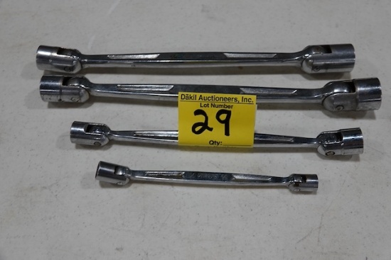 Snap-On Double Head Flex Socket 3/8-7/16, 9/16-5/8, ¾-7/8 & 11/16-13/16