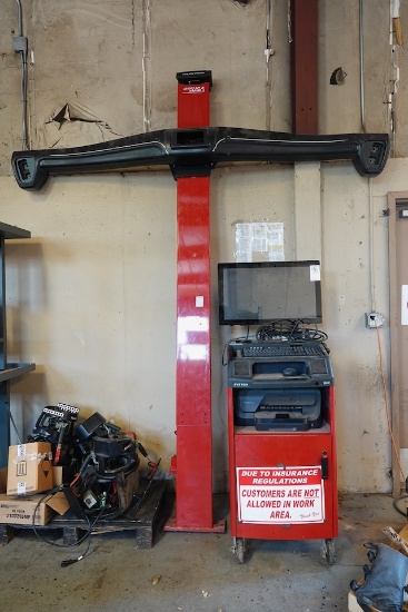 HUNTER WA430 ALIGNMENT MACHINE W/TOWER & CAMERA BAR