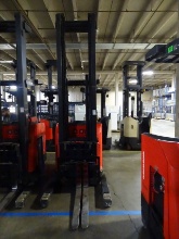 2013 RAYMOND STAND-UP ELECTRIC DOUBLE DEEP REACH FOR FORKLIFT MODEL #750DR32TT