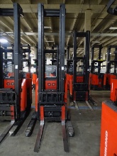 2013 RAYMOND STAND-UP ELECTRIC DOUBLE DEEP REACH FOR FORKLIFT MODEL #750DR32TT