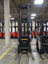 2015 CROWN STAND-UP ELECTRIC DOUBLE REACH FORKLIFT MODEL #RD5725-32