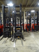 2015 CROWN STAND-UP ELECTRIC DOUBLE REACH FORKLIFT MODEL #RD5725-32