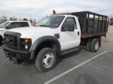 2008 FORD F450 FLATBED