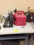 CHICAGO ELECTRIC CHOPSAW/GAS CANS