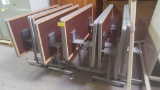 LOT OF ROLLING FOLDING TABLES