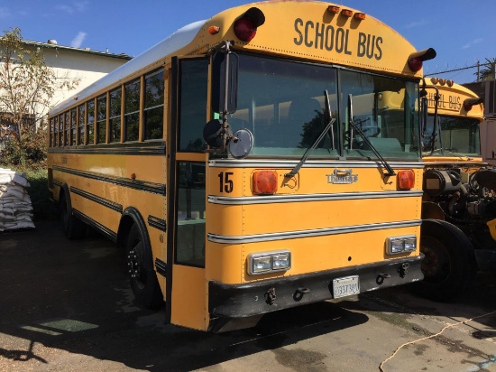 OFF SITE LOT -1991 THOMAS SCHOOL BUS