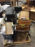 CHAIRS/PAPER TRAYS/MISC ELECTRONICS
