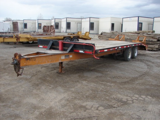 1997 ECONOLINE BACKHOE TRAILER