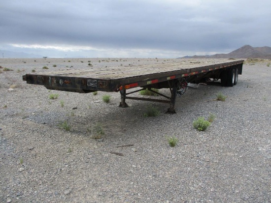 1986 AZTEC FLATBED TRAILER