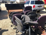 LOT OF CHAIRS / TABLE