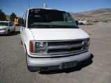 2000 CHEV 2500 CARGO VAN