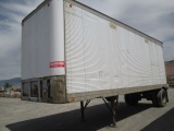 1984 FRUEHAUF 28' VAN TRAILER