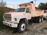 1987 FORD F8000 DUMP