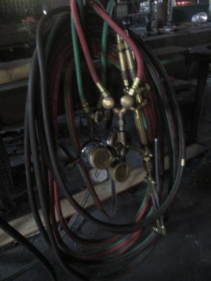 Torch Cart, Hoses and Guages