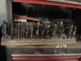 Tool Chest wit Drill Bits and Grinding Wheels
