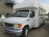 2007 FORD E450 SHUTTLE BUS