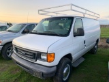 2006 FORD E350 CARGO VAN