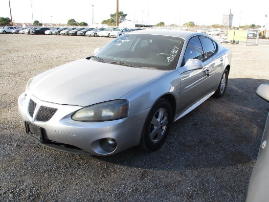 YEAR 2008 MAKE PONTIAC MODEL GRAND PRIX VIN 2G2W9552481104489 ODOMETER 101927 ODOMETER STATEMENT EX