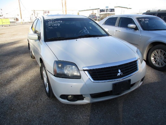 YEAR 2009 MAKE MITSUBISHI MODEL GALANT VIN 4A3AB46S19E005025 DESCRIPTION C.E.L. ON BODY DAMAGE