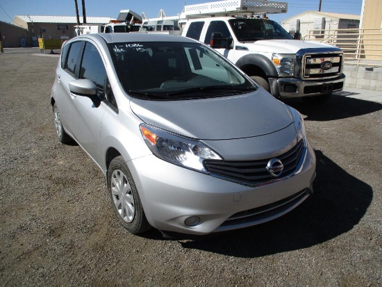 YEAR 2015 MAKE NISSAN MODEL VERSA NOTE SV VIN 3N1CE2CPXFL354531 DESCRIPTION TAXABLE ODOMETER 13873