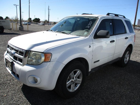 YEAR 2008 MAKE FORD MODEL ESCAPE HYBRID VIN 1FMCU59H28KE43446 ODOMETER 70357 ODOMETER STATEMENT EX