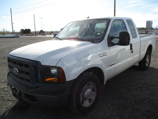 YEAR 2007 MAKE FORD MODEL F-250 XL PICKUP VIN 1FTSX20PX7EB22956 DESCRIPTION EXTENDED CAB DIESEL