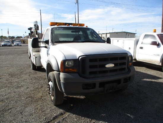 YEAR 2005 MAKE FORD MODEL F-450 SD UTILITY VIN 1FDXF46P35ED29709 DESCRIPTION DIESEL OVER HEATS W/