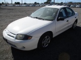 YEAR 2004 MAKE CHEV MODEL CAVALIER VIN 3G1JC52694S167197 DESCRIPTION DUAL FUEL CNG SYSTEM DOES NOT