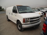 2002 CHEV 3500 EXPRESS CARGO VAN