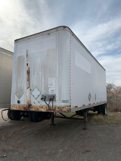 1992 WABASH 28' VAN TRAILER