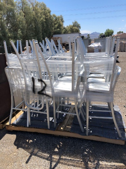 20- METAL CHAIRS