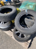 PALLET W/ MIXED TIRES 62, 63, 83, 87, 88, 89, 146, 153, 340, 341